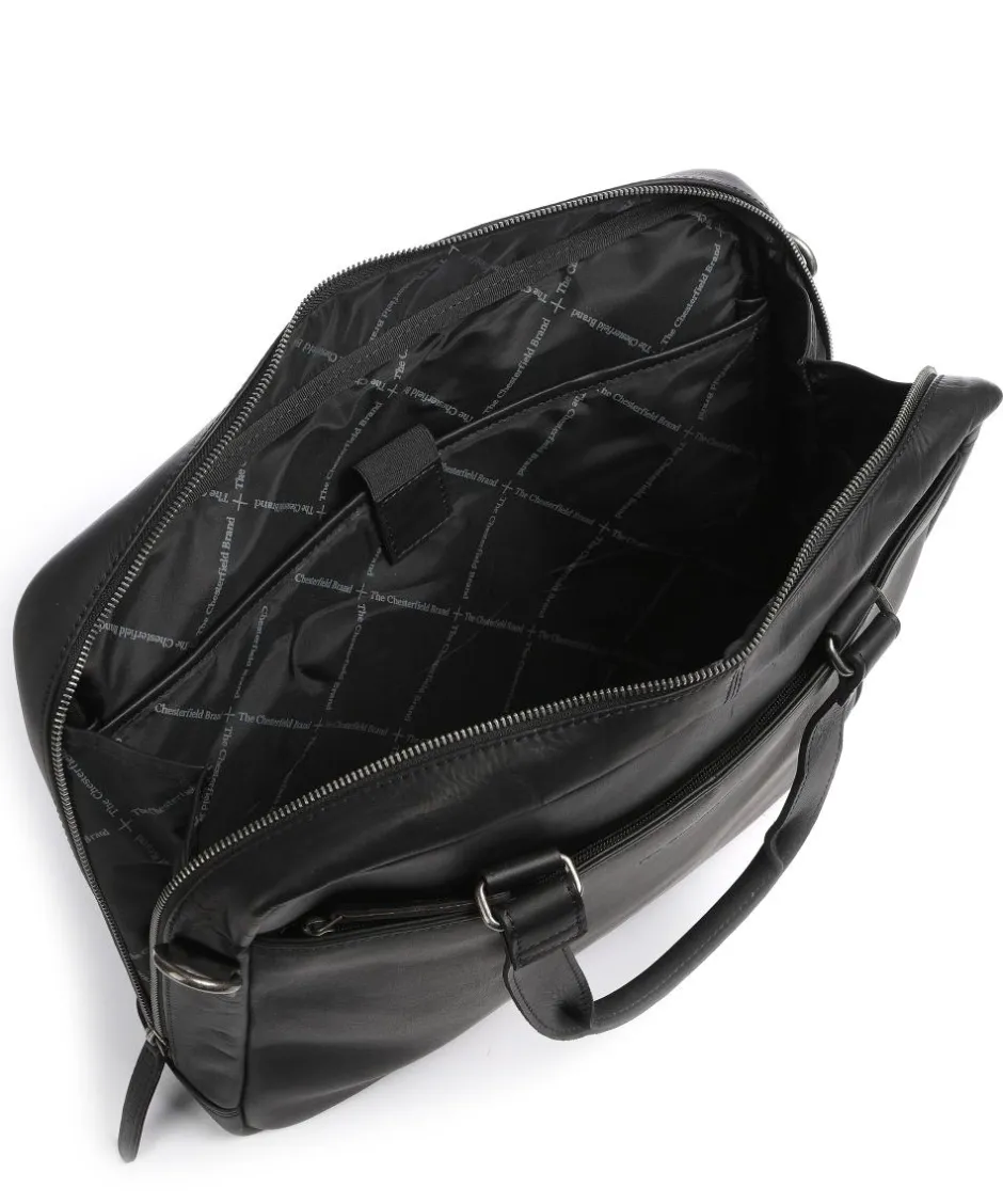 The Chesterfield Brand Business- & Laptop Bags-Manhattan Briefcase 15″ pull-up cow leather