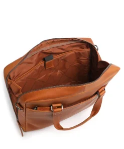 The Chesterfield Brand Business- & Laptop Bags-Manhattan Briefcase 15″ pull-up cow leather