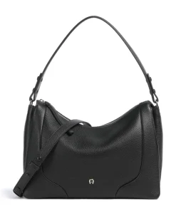 AIGNER Shoulder Bags|Hobo Bags-Mara M Hobo bag grained cow leather