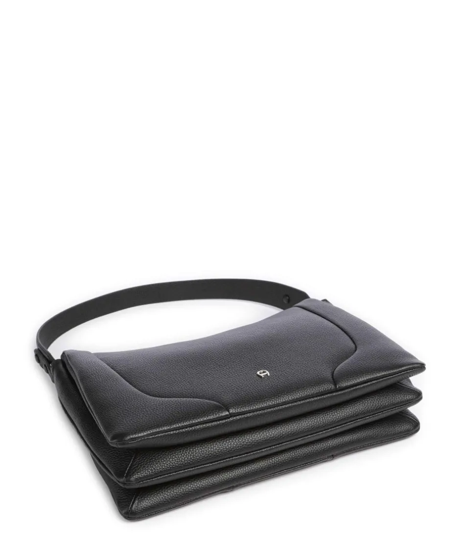 AIGNER Shoulder Bags|Hobo Bags-Mara M Hobo bag grained cow leather