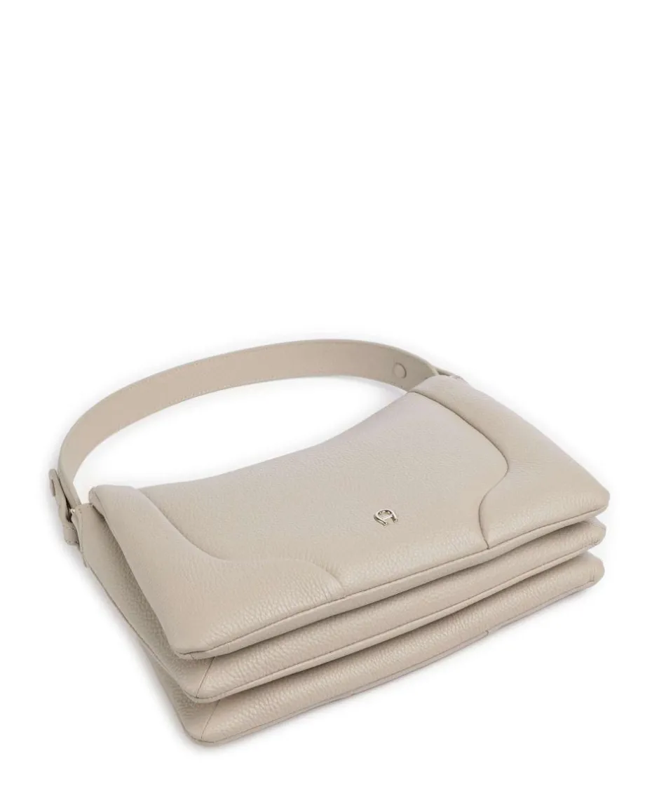 AIGNER Shoulder Bags|Hobo Bags-Mara S Hobo bag grained cow leather