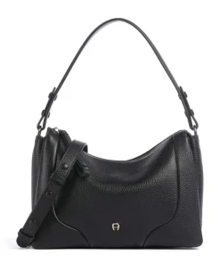 AIGNER Shoulder Bags|Hobo Bags-Mara S Hobo bag grained cow leather