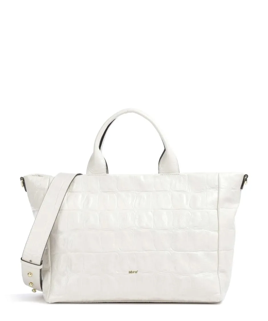 Abro Tote Bags|Handbags-Maxi Cocco Mia Handbag embossed cow leather