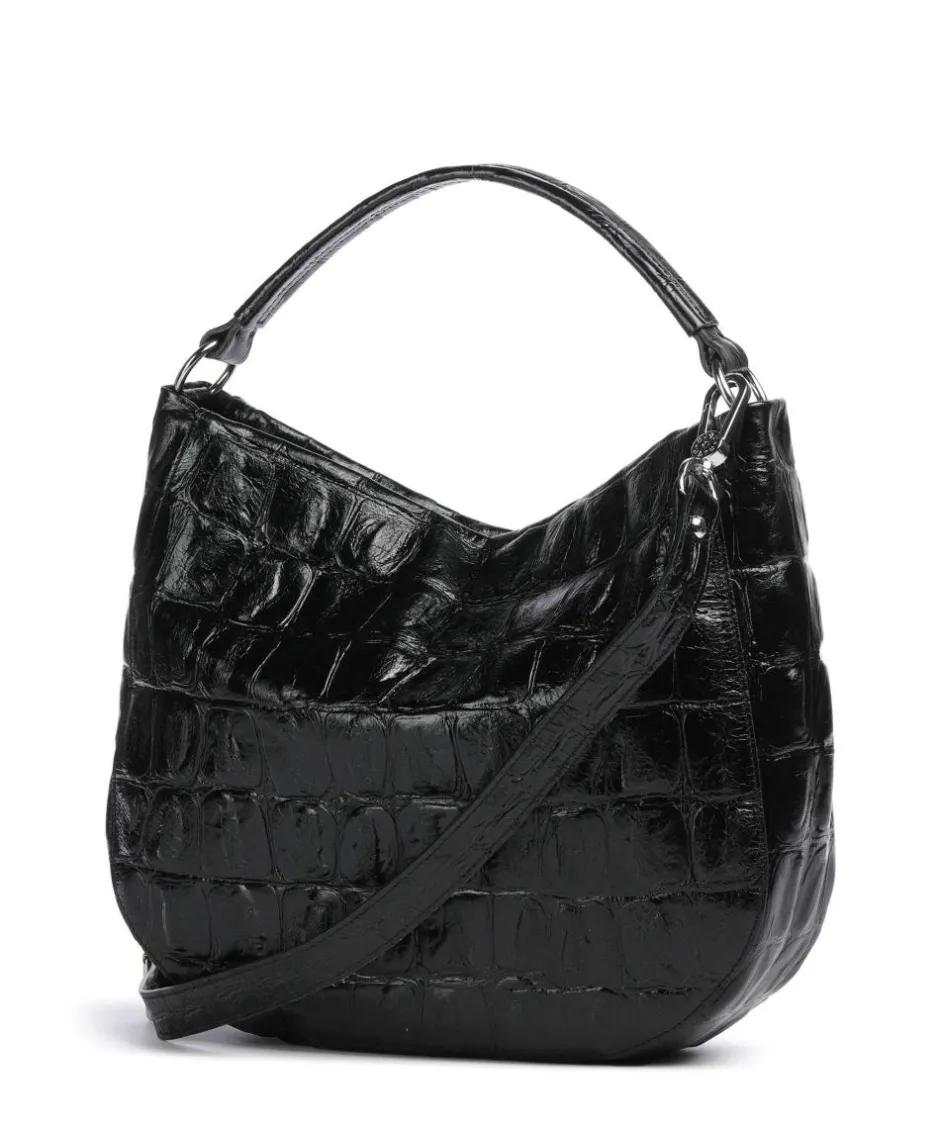 Abro Shoulder Bags|Hobo Bags-Maxi Cocco Mia Hobo bag embossed leather