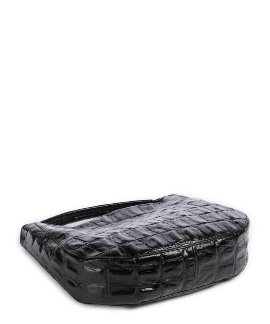 Abro Shoulder Bags|Hobo Bags-Maxi Cocco Mia Hobo bag embossed leather