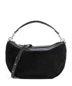Liebeskind Shoulder Bags|Hobo Bags-Melli Shearling S Hobo bag fine grain leather, faux fur