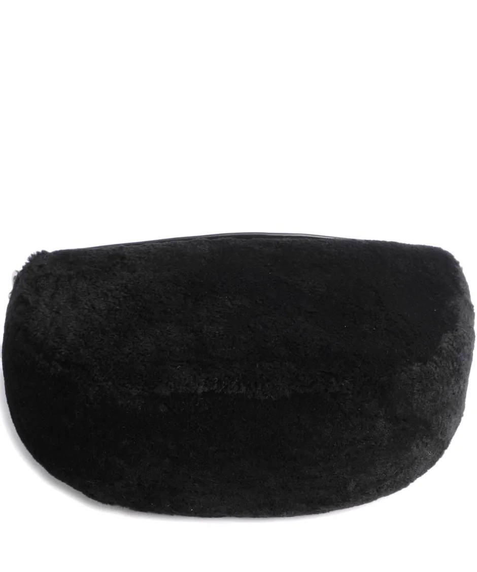 Liebeskind Shoulder Bags|Hobo Bags-Melli Shearling S Hobo bag fine grain leather, faux fur