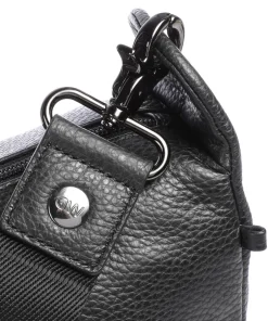 Mandarina Duck Shoulder Bags-Mellow Leather Crossbody bag grained calfskin