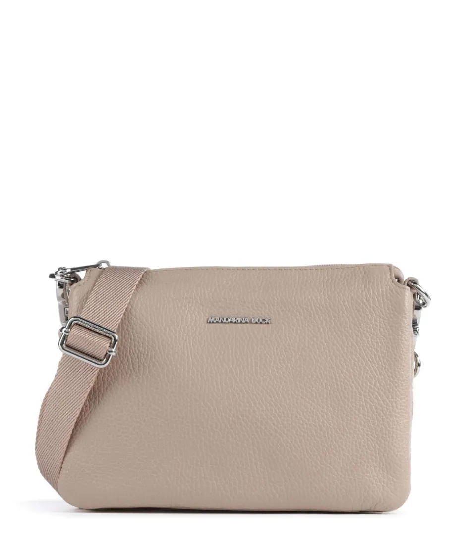 Mandarina Duck Crossbody Bags-Mellow Leather Crossbody bag grained calfskin