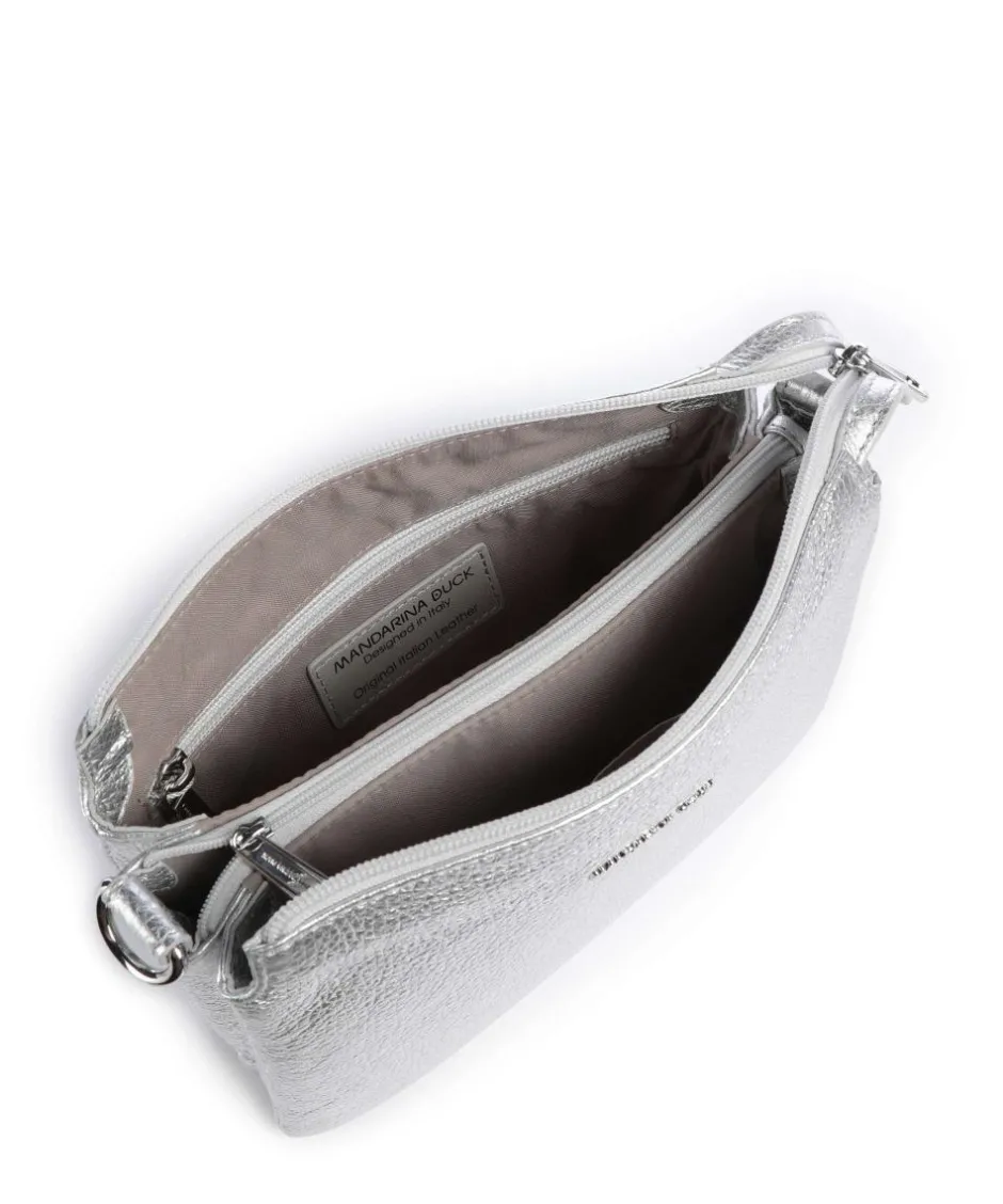 Mandarina Duck Crossbody Bags-Mellow Metal Crossbody bag grained calfskin