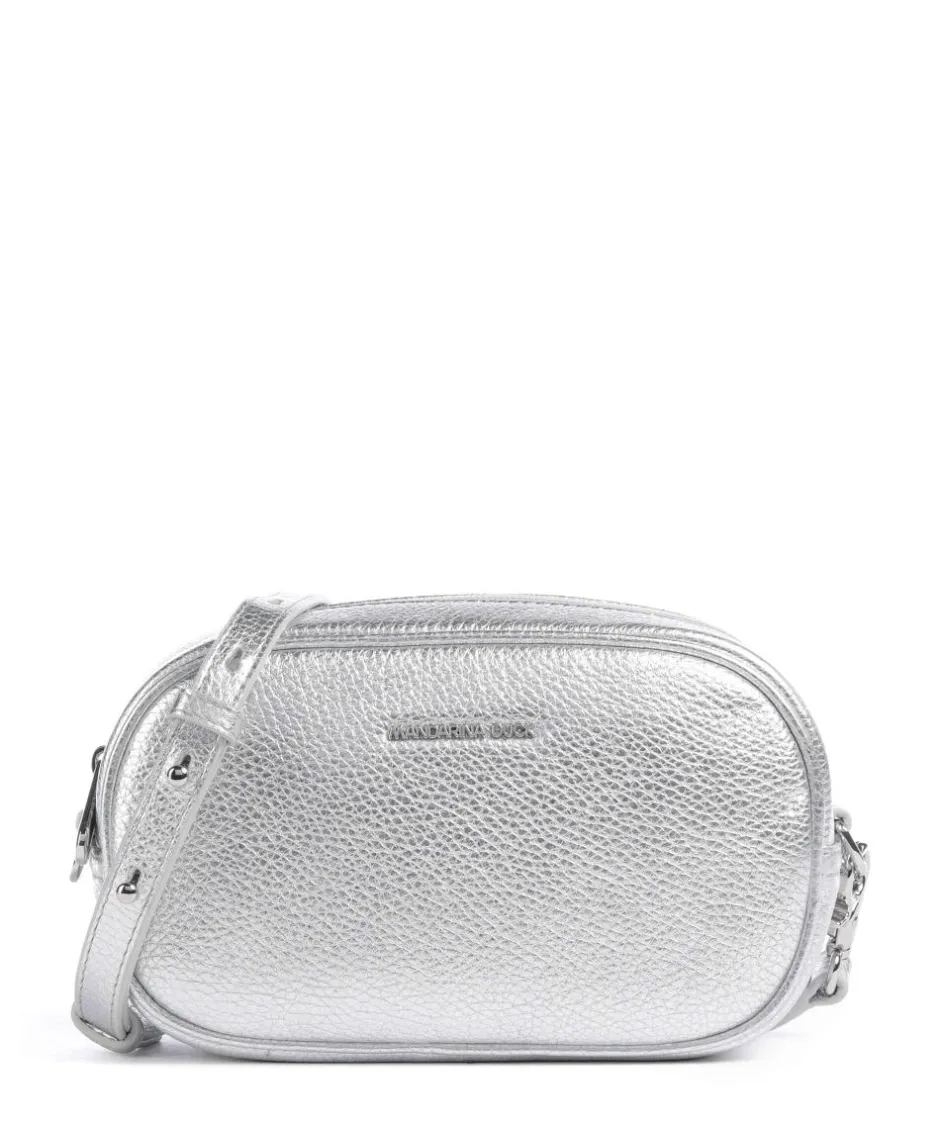 Mandarina Duck Crossbody Bags-Mellow Metal Crossbody bag grained calfskin