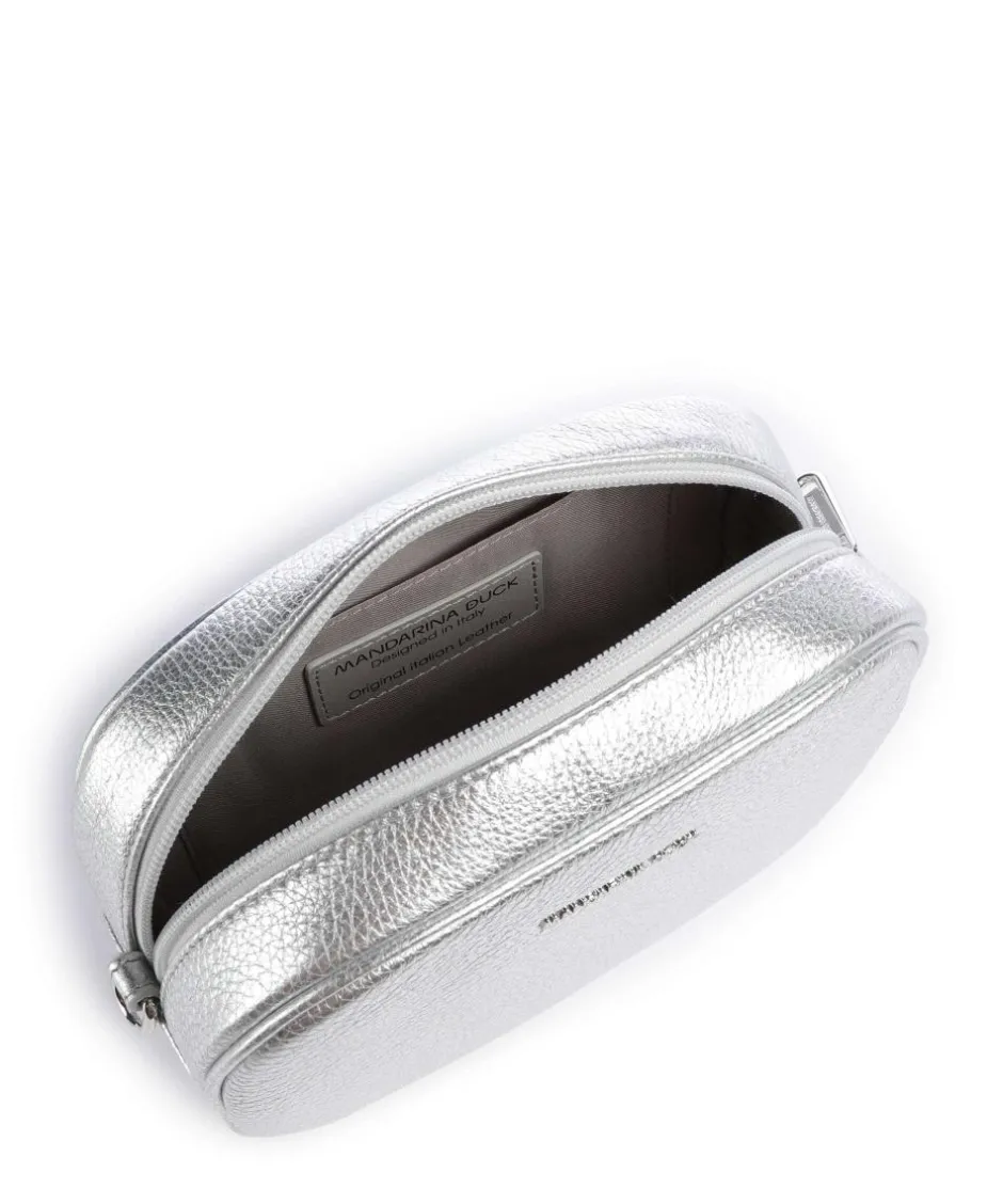 Mandarina Duck Crossbody Bags-Mellow Metal Crossbody bag grained calfskin