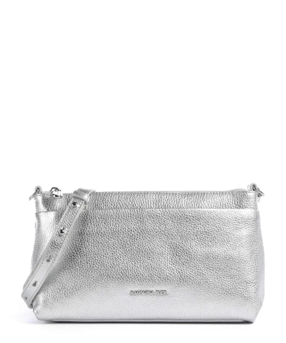 Mandarina Duck Crossbody Bags-Mellow Metal Crossbody bag grained calfskin