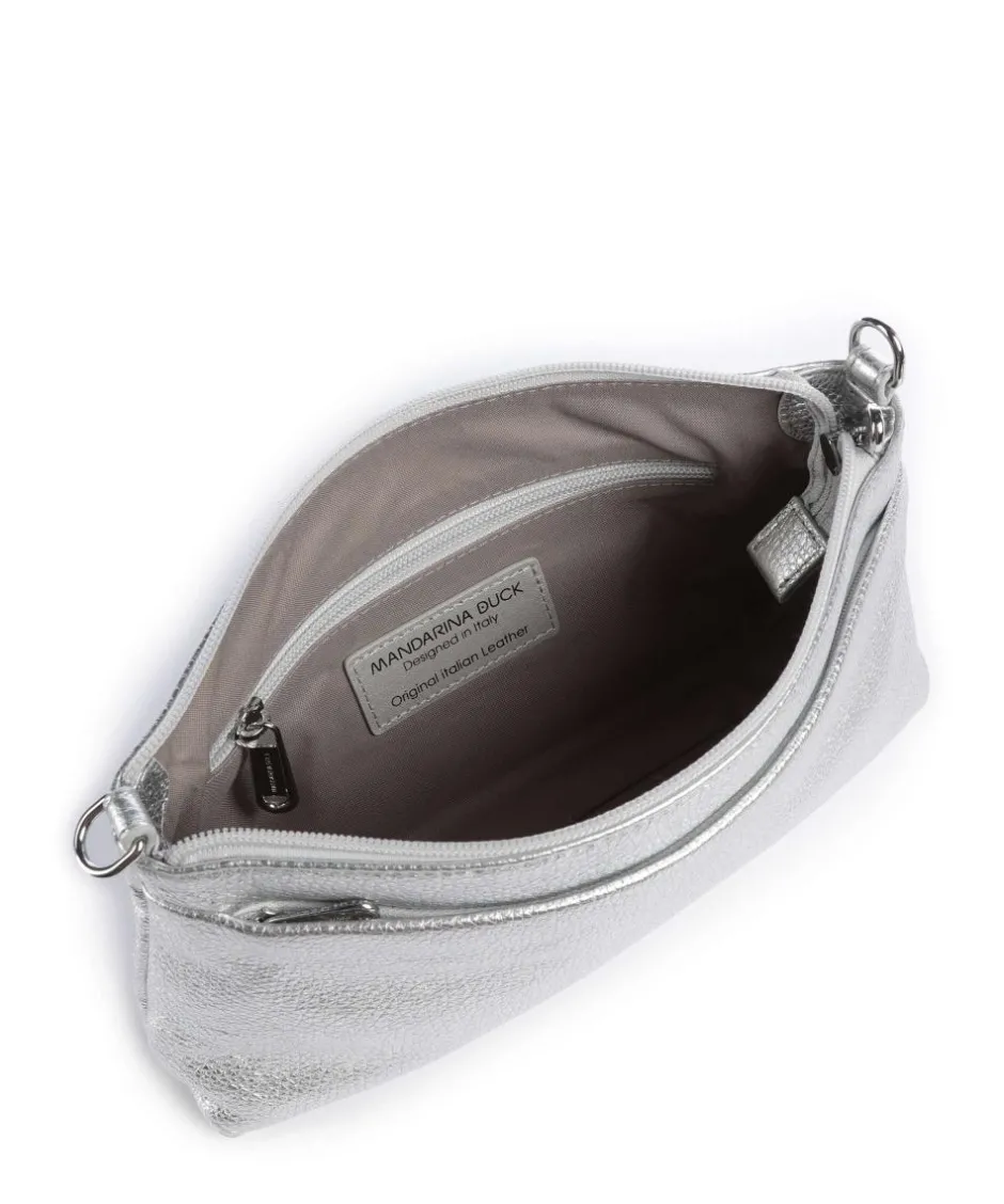 Mandarina Duck Crossbody Bags-Mellow Metal Crossbody bag grained calfskin