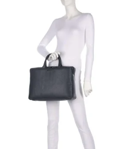 Mandarina Duck Business- & Laptop Bags-Mellow Urban Briefcase 14″ grained calfskin