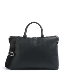 Mandarina Duck Business- & Laptop Bags-Mellow Urban Briefcase 14″ grained calfskin