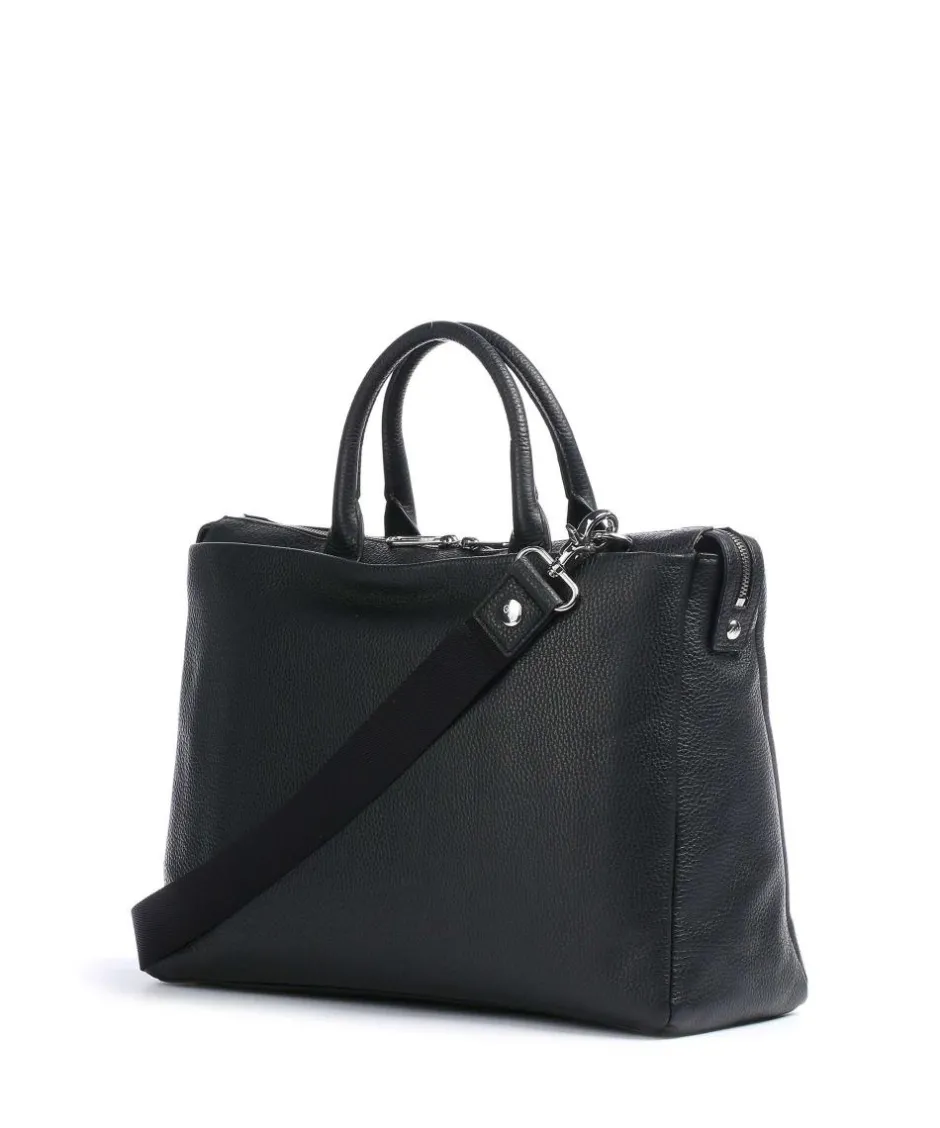 Mandarina Duck Business- & Laptop Bags-Mellow Urban Briefcase 14″ grained calfskin
