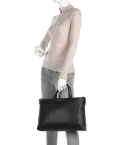 Mandarina Duck Business- & Laptop Bags-Mellow Urban Briefcase 14″ grained calfskin