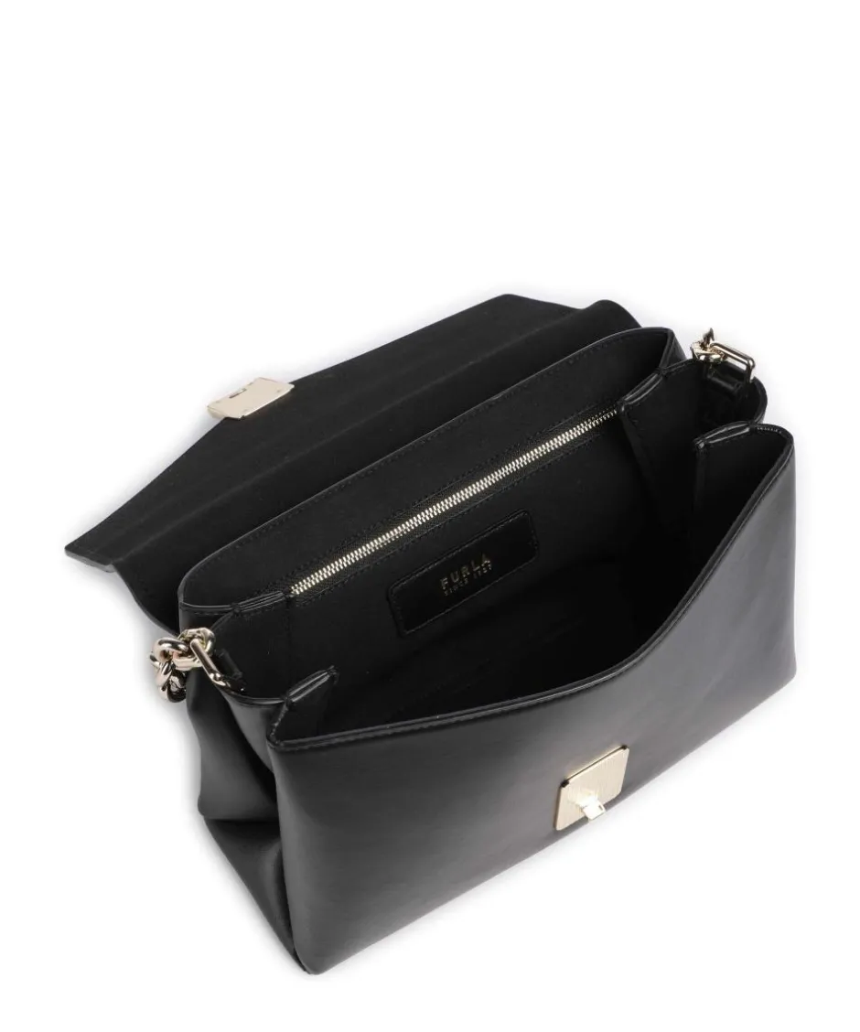 Furla Shoulder Bags-Meridiana M Shoulder bag softly grained calfskin