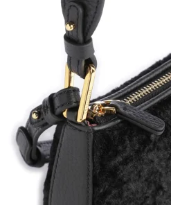 Coccinelle Crossbody Bags|Shoulder Bags-Merveille Astrakan Shoulder bag grained cow leather, faux fur