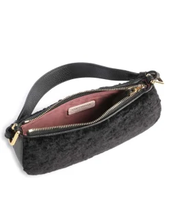 Coccinelle Crossbody Bags|Shoulder Bags-Merveille Astrakan Shoulder bag grained cow leather, faux fur