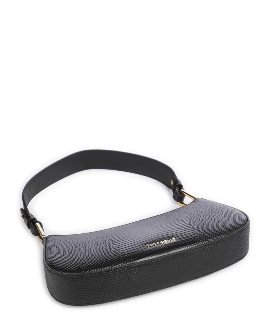 Coccinelle Clutch & Evening Bags|Shoulder Bags-Merveille Lizard Shoulder bag embossed cow leather