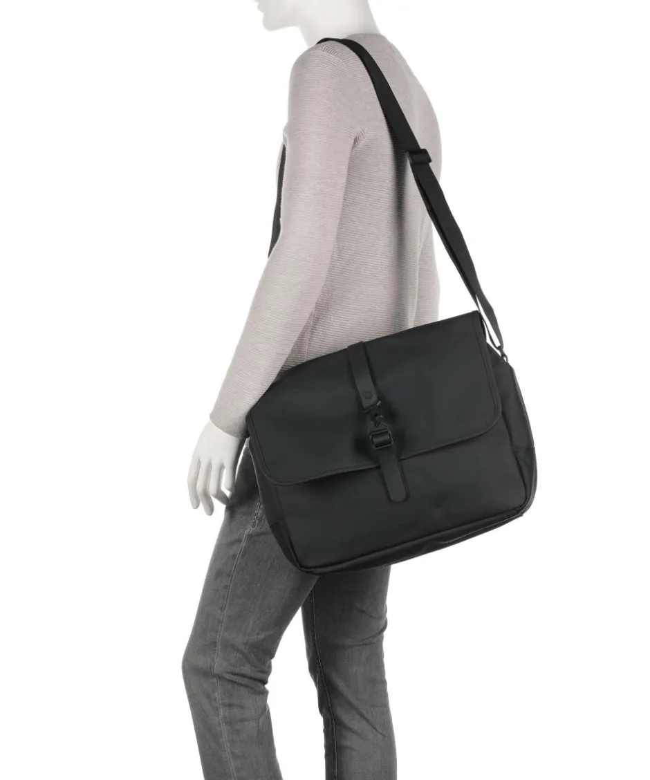 Rains Business- & Laptop Bags|Crossbody Bags-Messenger bag 16″ polyurethane, polyester
