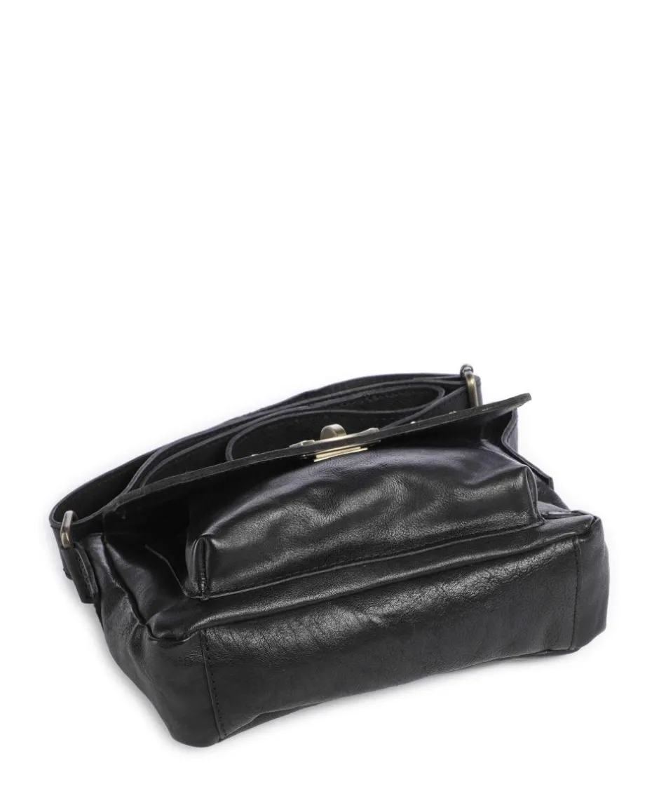 Depeche Crossbody Bags-Metal Memory Crossbody bag grained cow leather