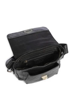 Depeche Crossbody Bags-Metal Memory Crossbody bag grained cow leather