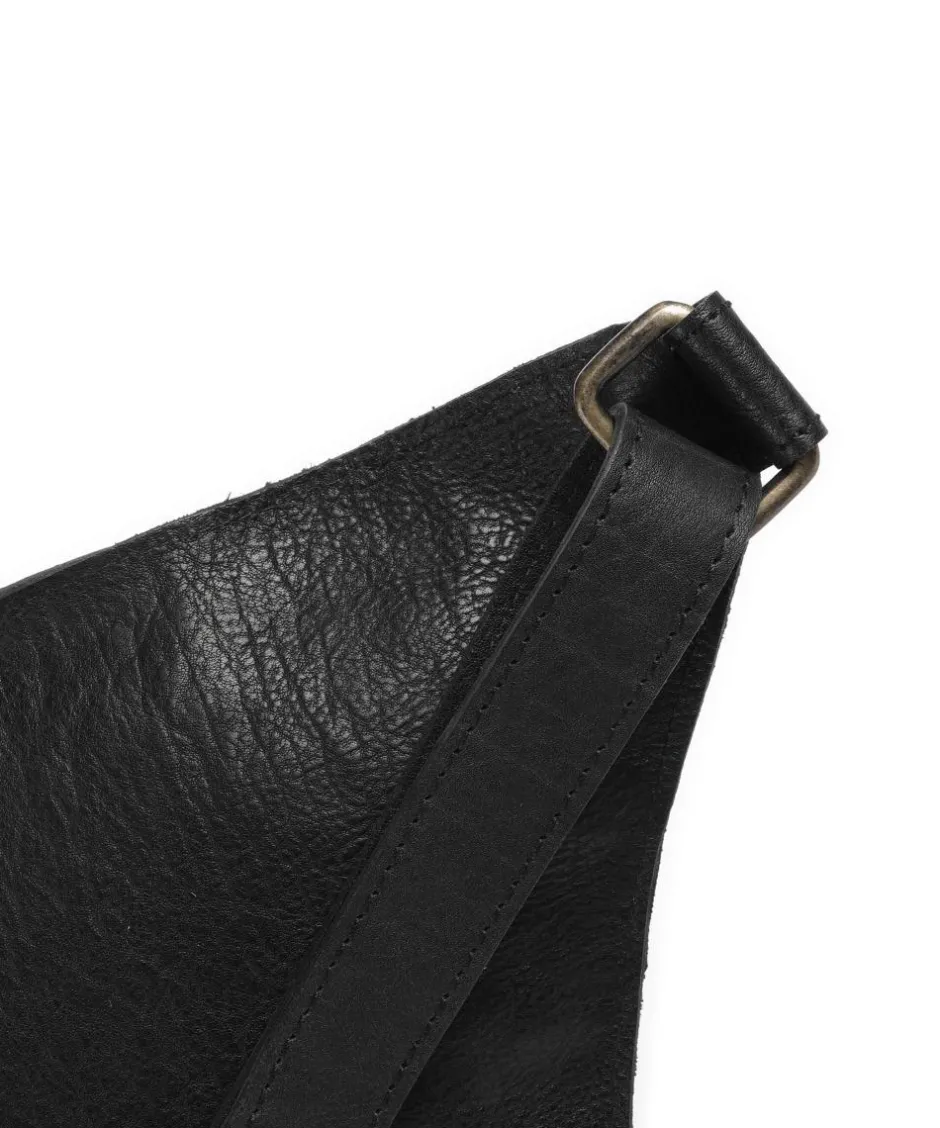 Depeche Fanny Packs|Crossbody Bags-Metal Memory Fanny pack grained cow leather