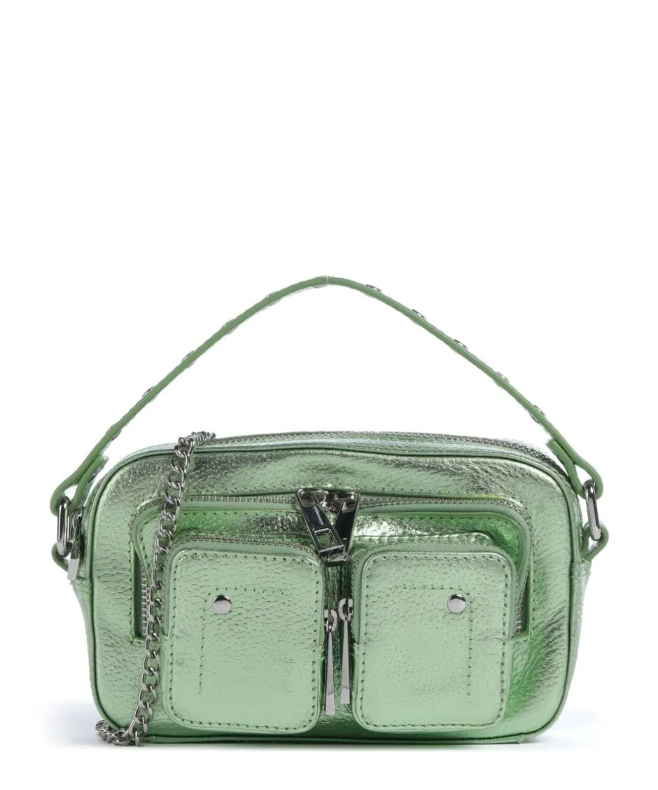 Núnoo Handbags|Crossbody Bags-Metallic Helena Crossbody bag grained leather