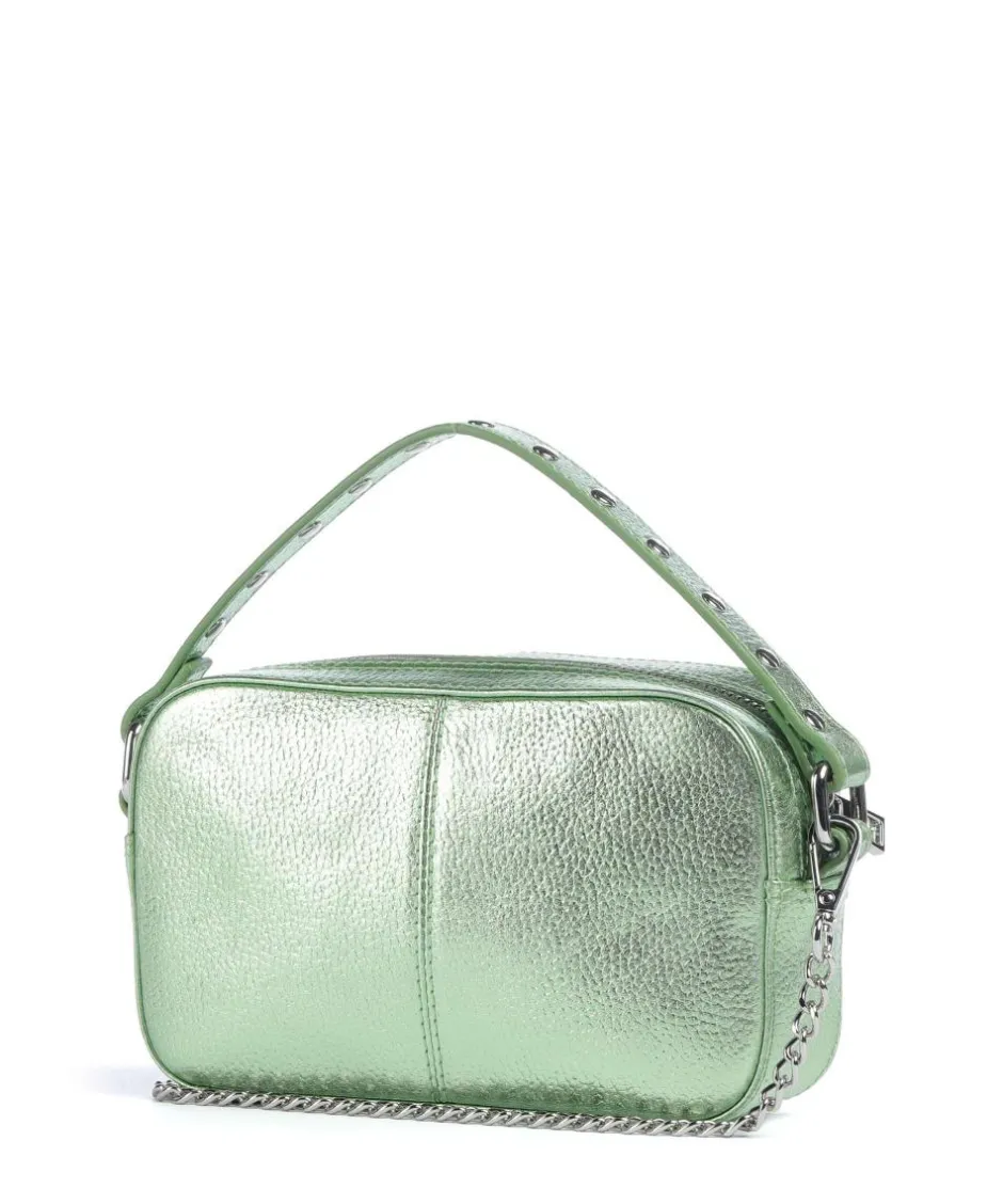 Núnoo Handbags|Crossbody Bags-Metallic Helena Crossbody bag grained leather