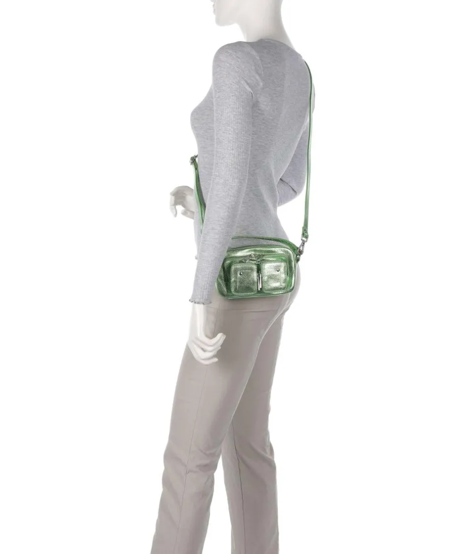 Núnoo Handbags|Crossbody Bags-Metallic Helena Crossbody bag grained leather