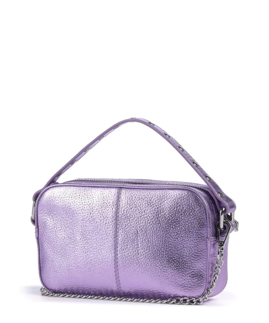 Núnoo Clutch & Evening Bags|Handbags-Metallic Helena Crossbody bag grained leather