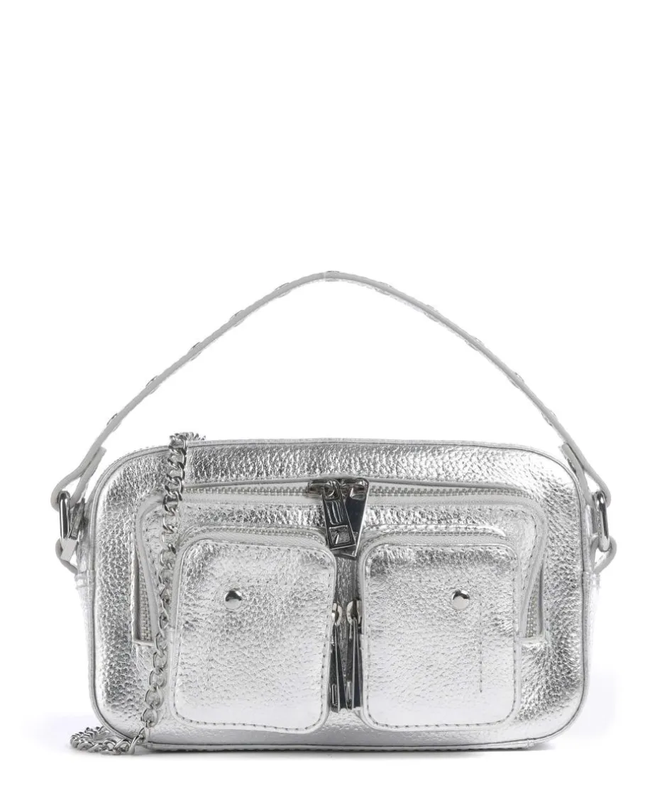 Núnoo Handbags|Crossbody Bags-Metallic Helena Crossbody bag grained leather