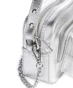 Núnoo Handbags|Crossbody Bags-Metallic Helena Crossbody bag grained leather