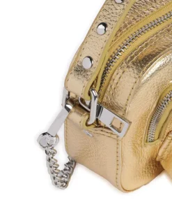 Núnoo Handbags|Crossbody Bags-Metallic Helena Crossbody bag grained leather