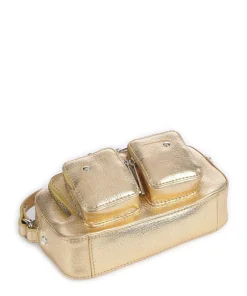 Núnoo Handbags|Crossbody Bags-Metallic Helena Crossbody bag grained leather