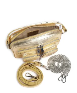 Núnoo Handbags|Crossbody Bags-Metallic Helena Crossbody bag grained leather
