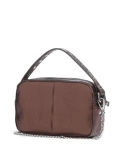 Núnoo Handbags|Crossbody Bags-Metallic Helena Crossbody bag grained leather