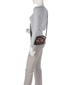 Núnoo Handbags|Crossbody Bags-Metallic Helena Crossbody bag grained leather