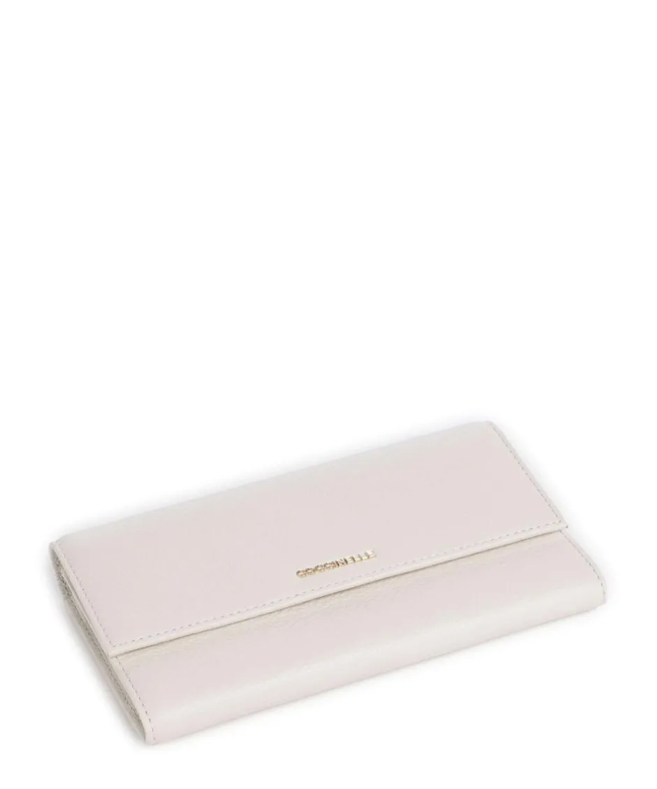 Coccinelle Wallets|Crossbody Bags-Metallic Soft Wallet leather
