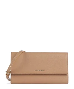Coccinelle Wallets|Crossbody Bags-Metallic Soft Wallet leather