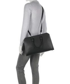 Emporio Armani Business- & Laptop Bags-Milano Briefcase 14″ grained cow leather