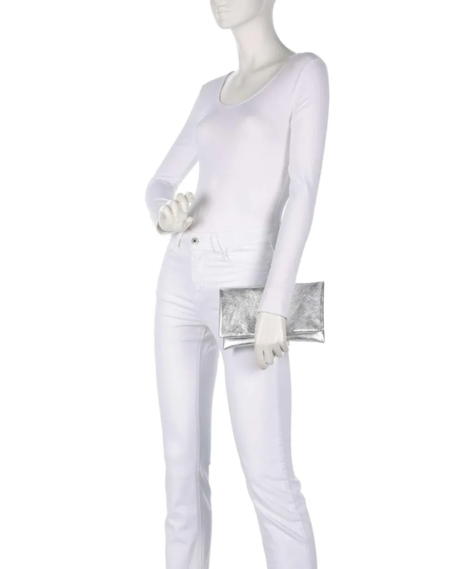 Abro Clutch & Evening Bags|Shoulder Bags-Mimosa Strass Shoulder bag grained leather