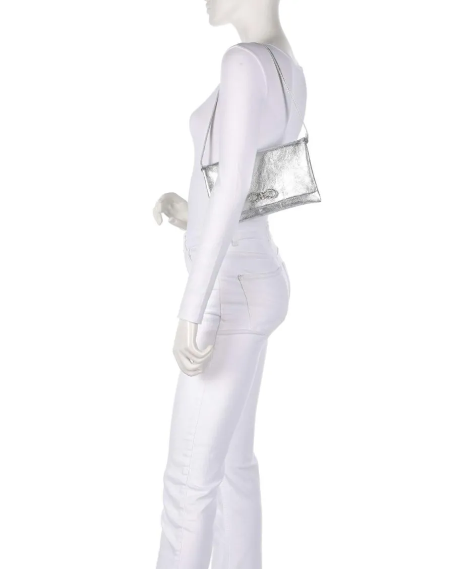 Abro Clutch & Evening Bags|Shoulder Bags-Mimosa Strass Shoulder bag grained leather