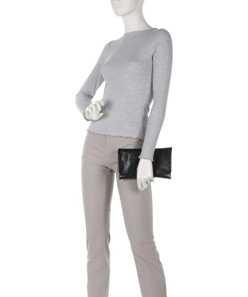 Abro Clutch & Evening Bags|Shoulder Bags-Mimosa Strass Shoulder bag grained leather