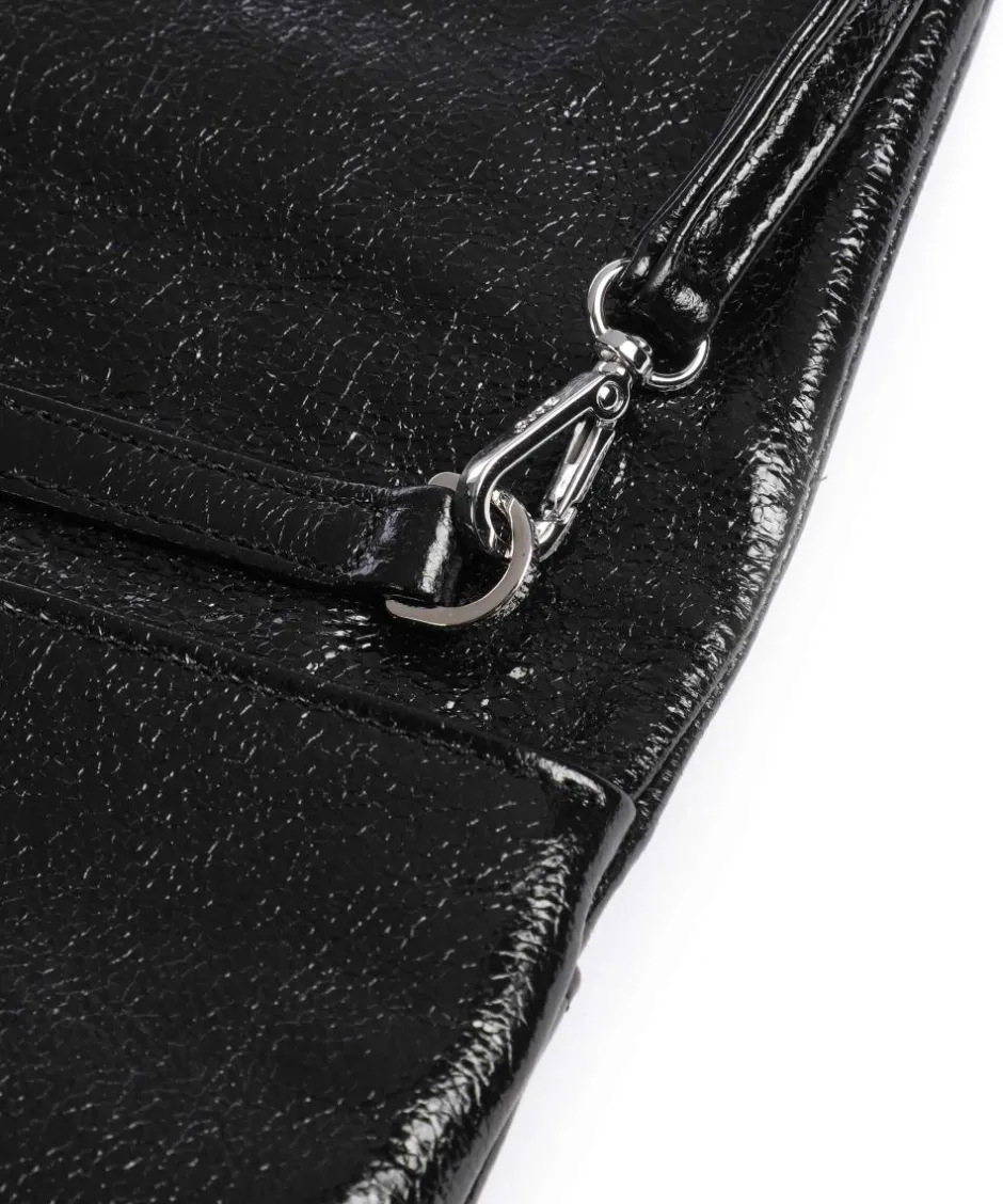 Abro Clutch & Evening Bags|Shoulder Bags-Mimosa Strass Shoulder bag grained leather
