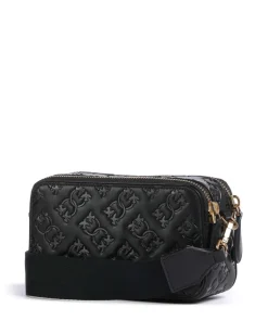 Pinko Crossbody Bags-Mini Crossbody bag embossed calfskin