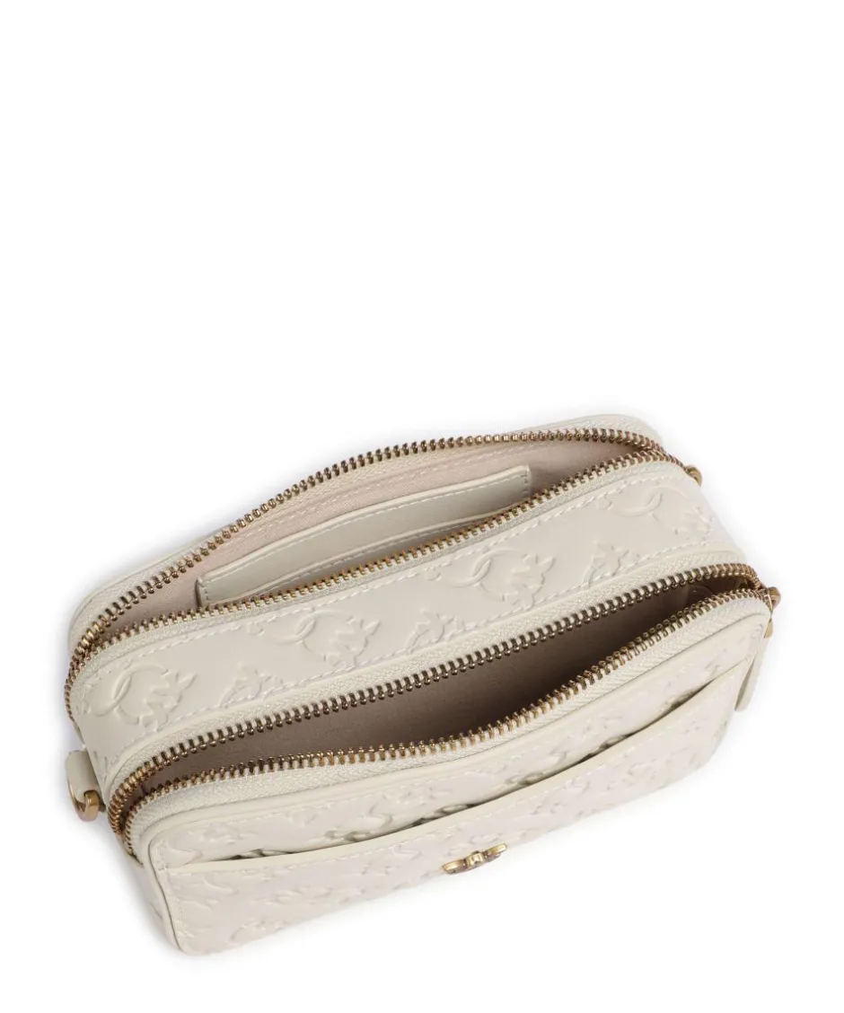 Pinko Crossbody Bags-Mini Crossbody bag embossed calfskin